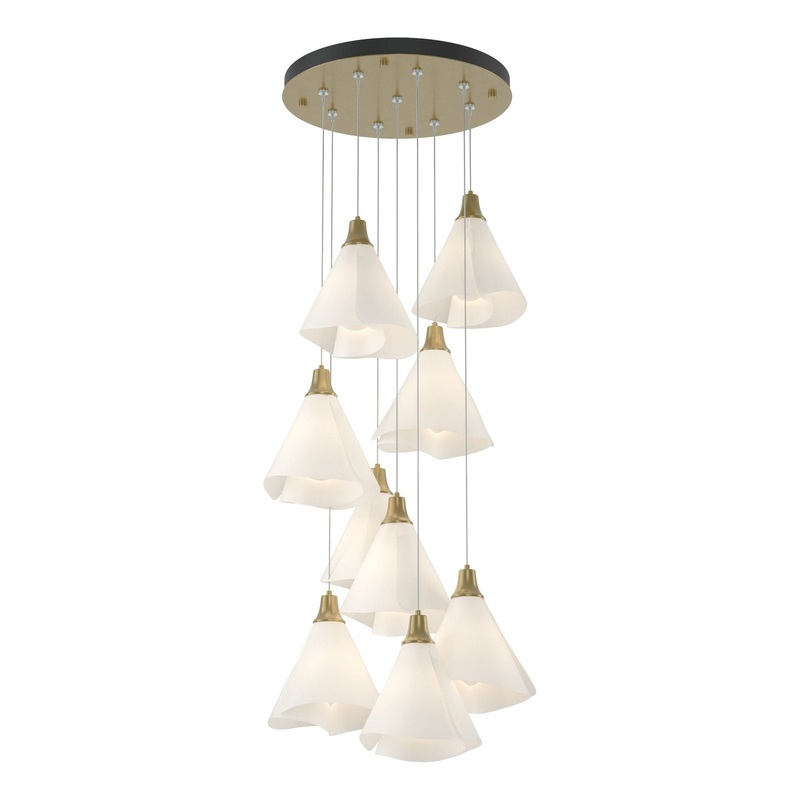 Mobius 9-Light Pendant Modern Brass