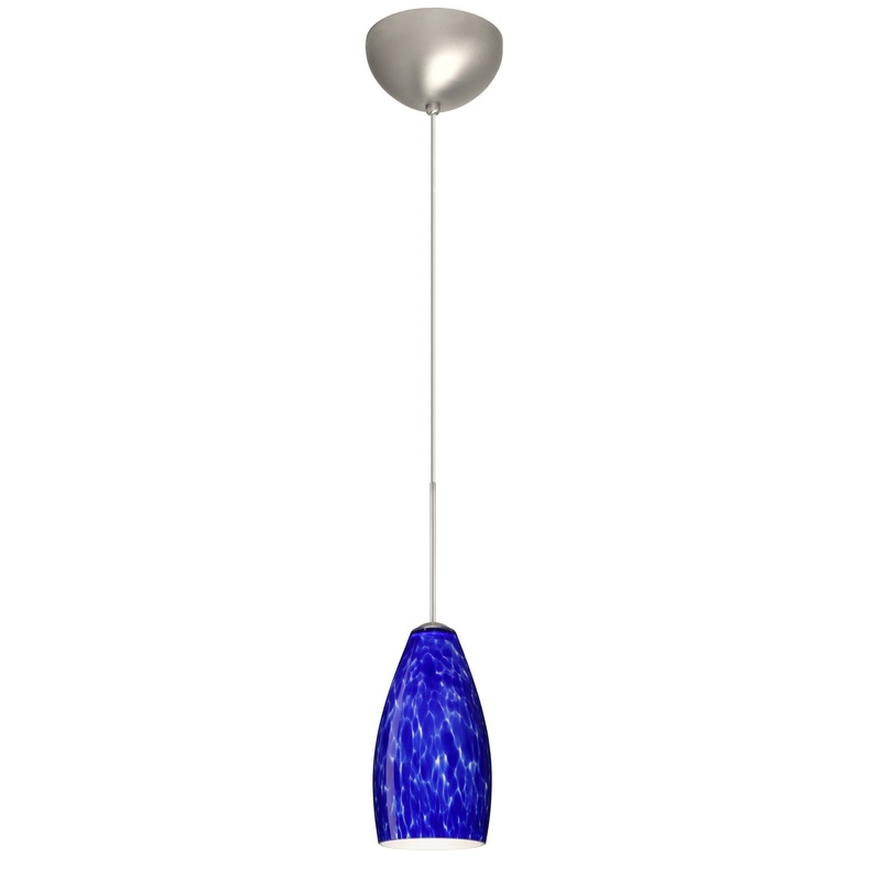Besa 1XC-719886-SN Karli One Light Pendant Satin Nickel
