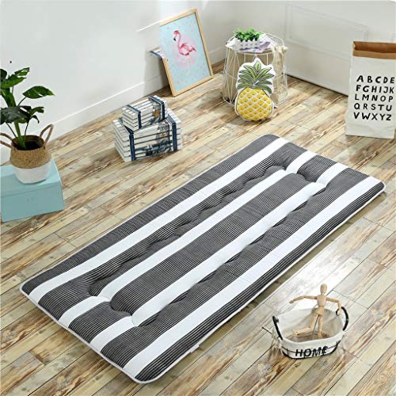 Dormitorio Pieghevole Materasso futon coprimaterasso Portatile Addensare Rilievo Tatami Tappetino for Home Campeggio Yoga (Colore : B, Size : 180X200cm(71X79inch))