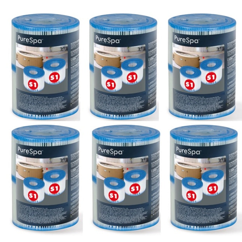 Intex Spa S1 Replacement Filter Cartridges 12 Pack 29001_6