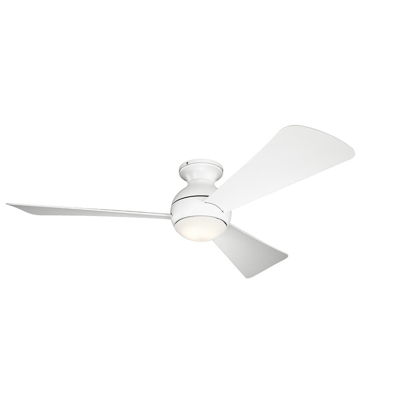 Kichler 330152MWH 54″ Ceiling Fan, Matte White