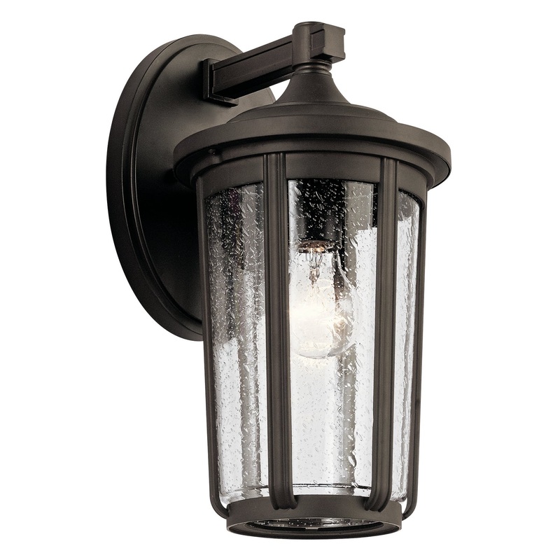 Kichler 49893OZ One Light Outdoor Wall Mount, Olde Bronze