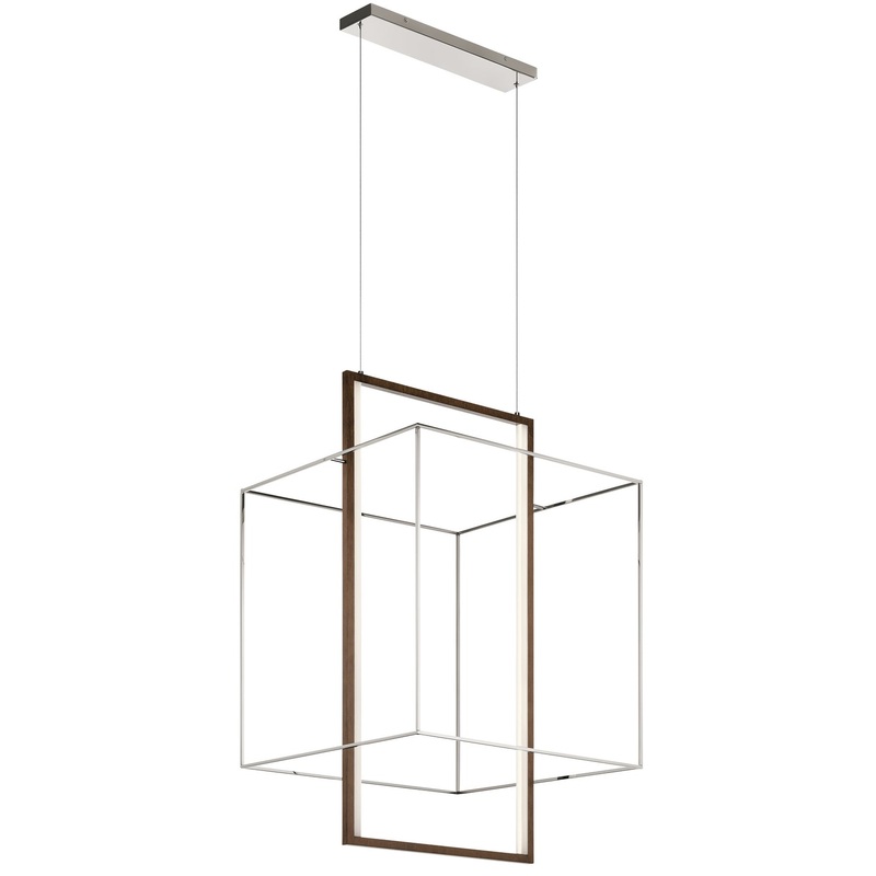 Kichler 84044 LED Chandelier, Polished Nickel