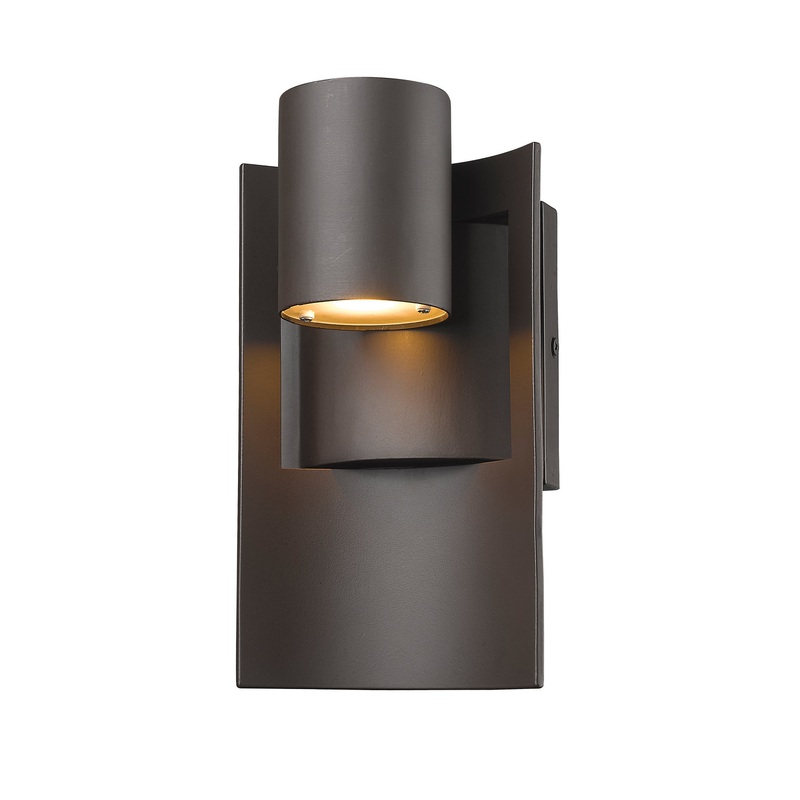LED Outdoor Wall Sconce from the Amador Collection in Deep Bronze Finish by Z-Lite