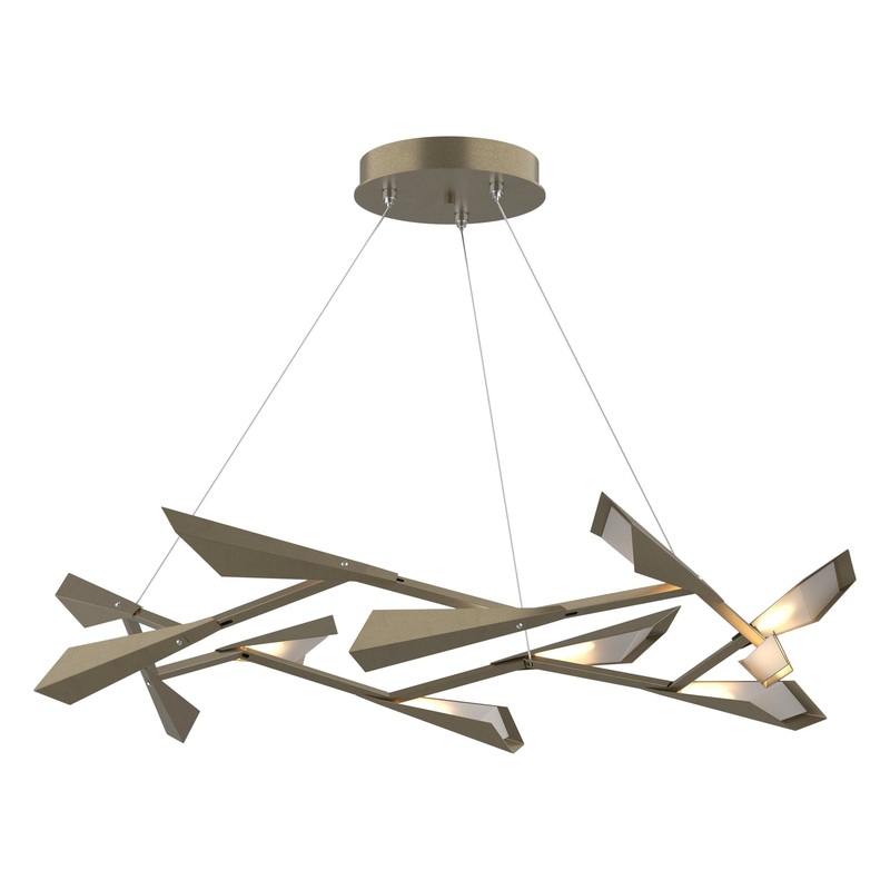 Quill Large LED Pendant Soft Gold Soft Gold