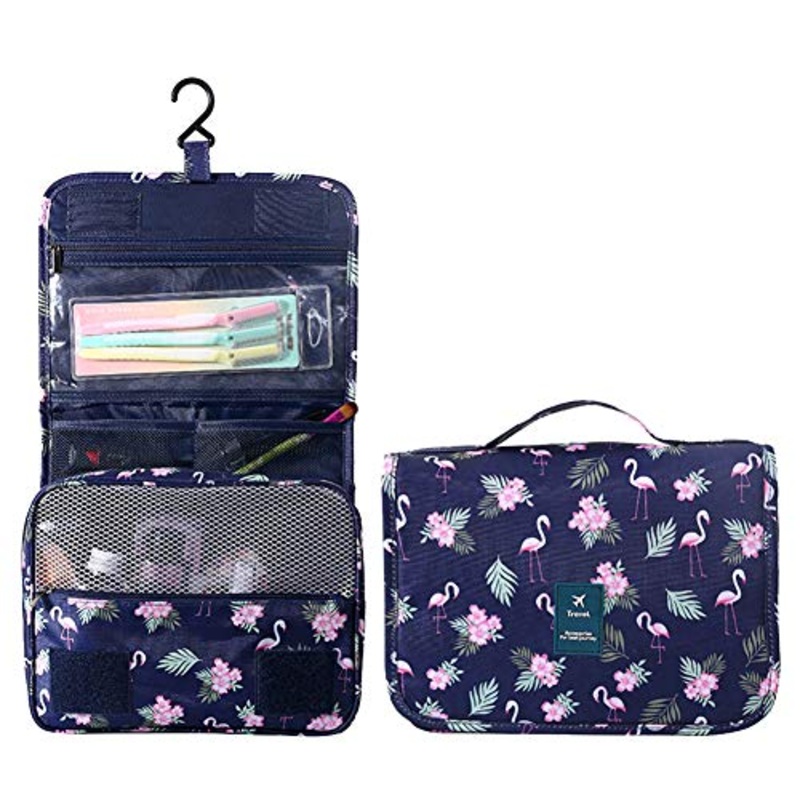TREESTAR Borsa da Viaggio Impermeabile Custodia di Grande capacit Caso Cosmetico Borsa Cosmetica per Il Lavaggio Portatile con Gancio per Uomini Donne Che Viaggiano Size 24 * 10 * 20CM