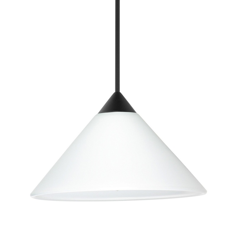 Besa 1XT-117607-BK Besa Kona Pendant One Light Pendant Black