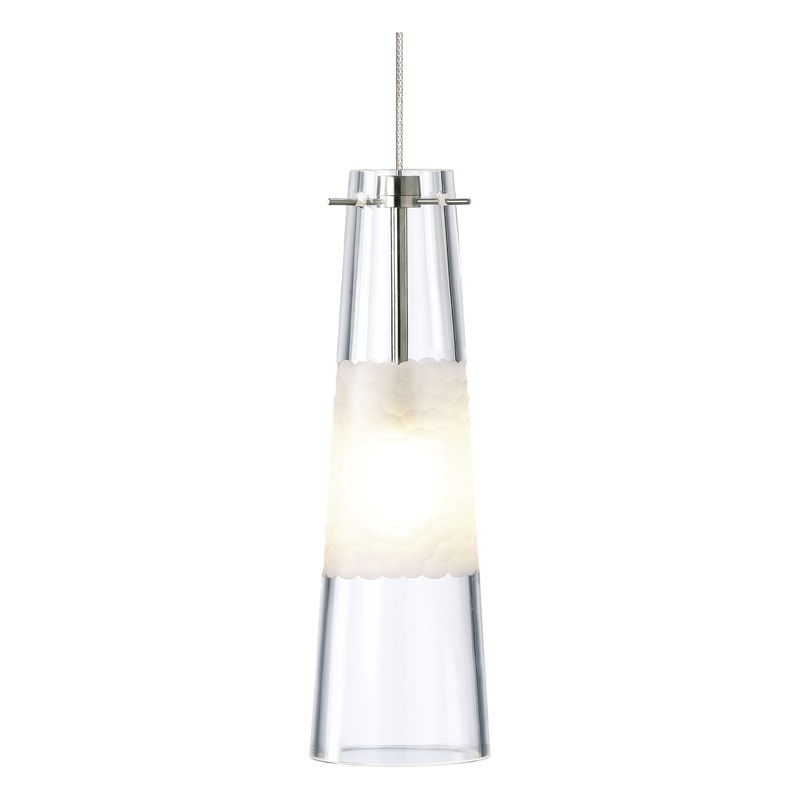 Bonn Pendant FreeJack Satin Nickel Clear Xenon
