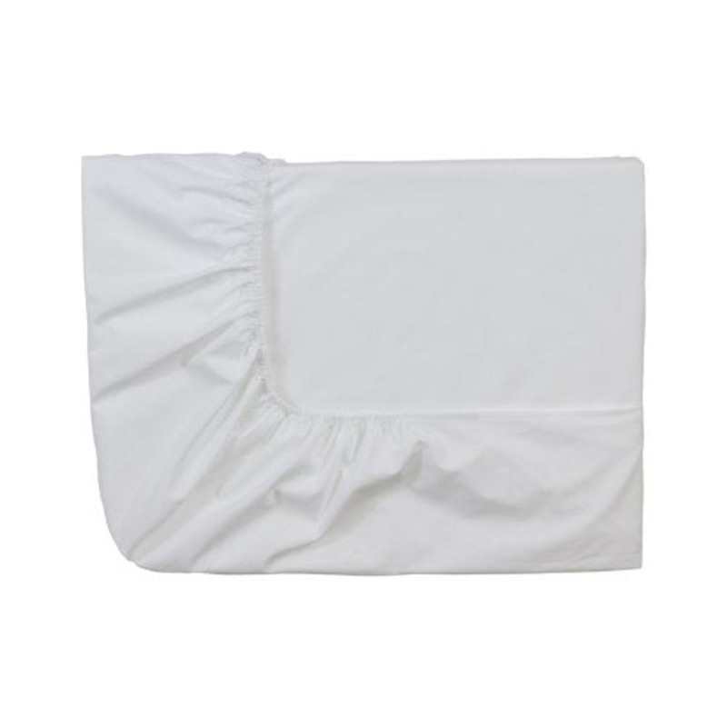 Essix Home Collection con Angoli, in Cotone, 180 x 200 cm, Bianco