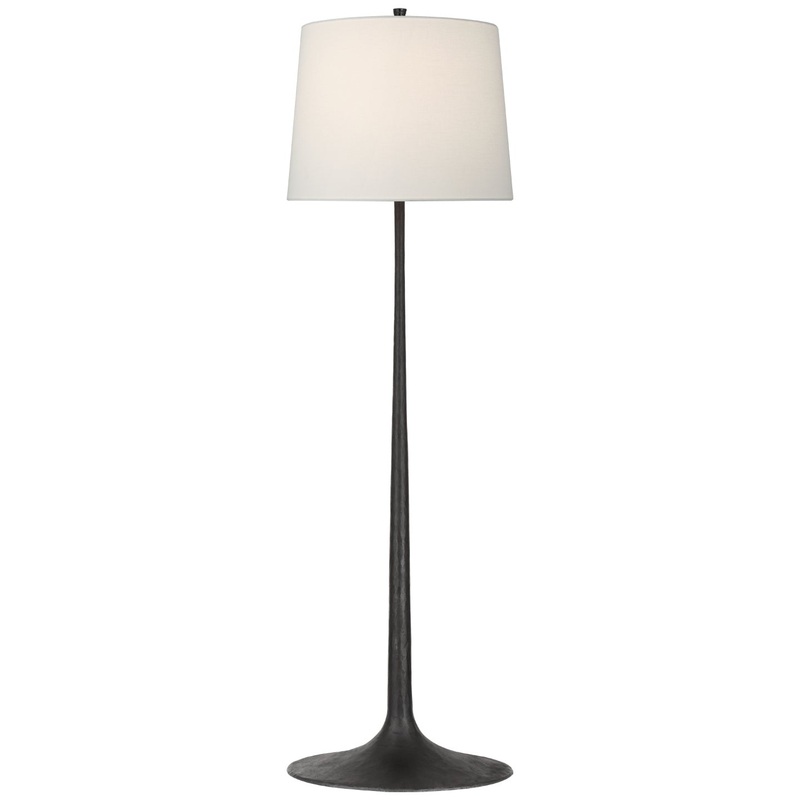 LED Floor Lamp from the Oscar Collection in Aged Iron Finish by Visual Comfort Signature