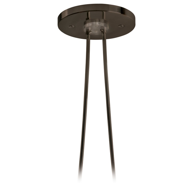 Single Feed Remote Canopy Rigid Connector in Bronze Finish by Stone Lighting