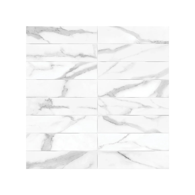 3″ x 12″ Raffino Plane Statuario Matte Valore Artisan