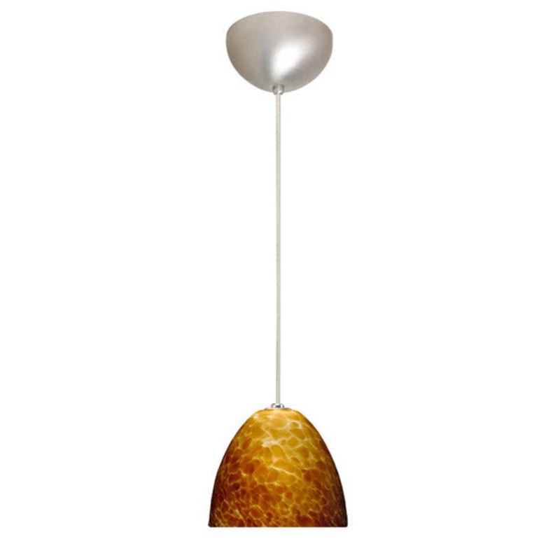 Besa 1BC-757218-SN Sasha One Light Pendant Satin Nickel