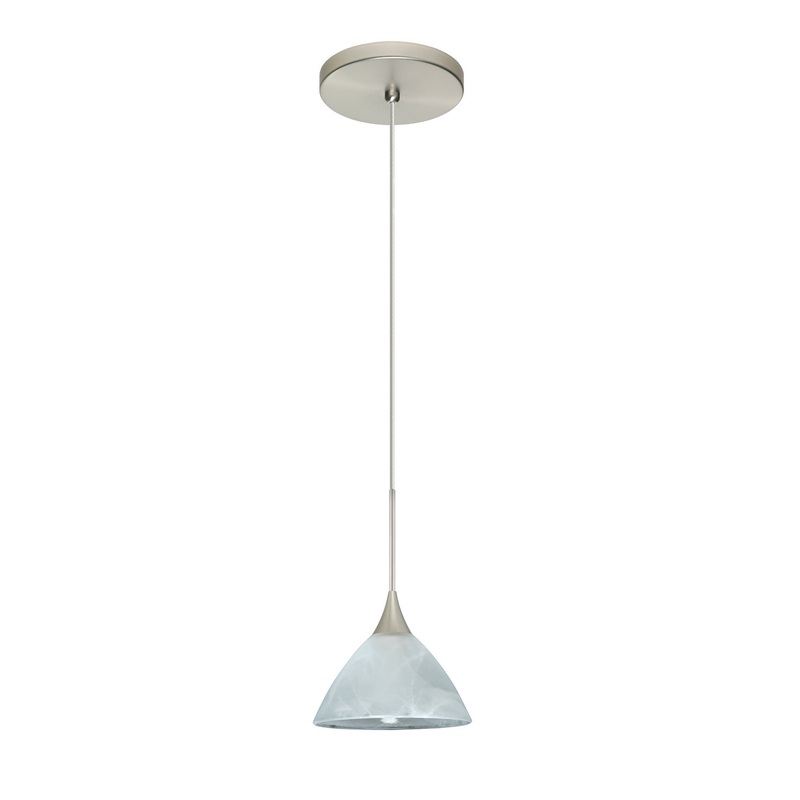 Besa 1XT-174352-SN Domi One Light Pendant Satin Nickel