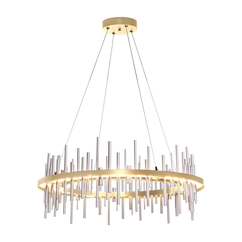 Cityscape Circular LED Pendant Sterling Sterling