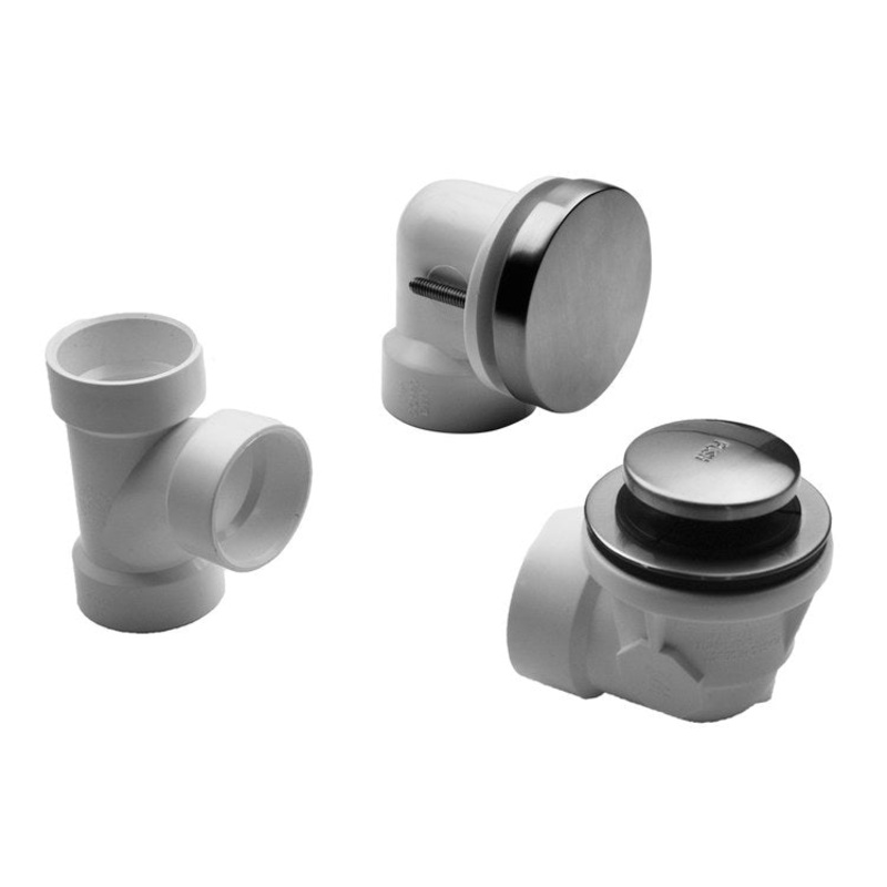 Drain Kit Caramel Bronze Brass Includes Toe Control Strainer with Round No Hole Faceplate Half Kit 2-3/16 Inch