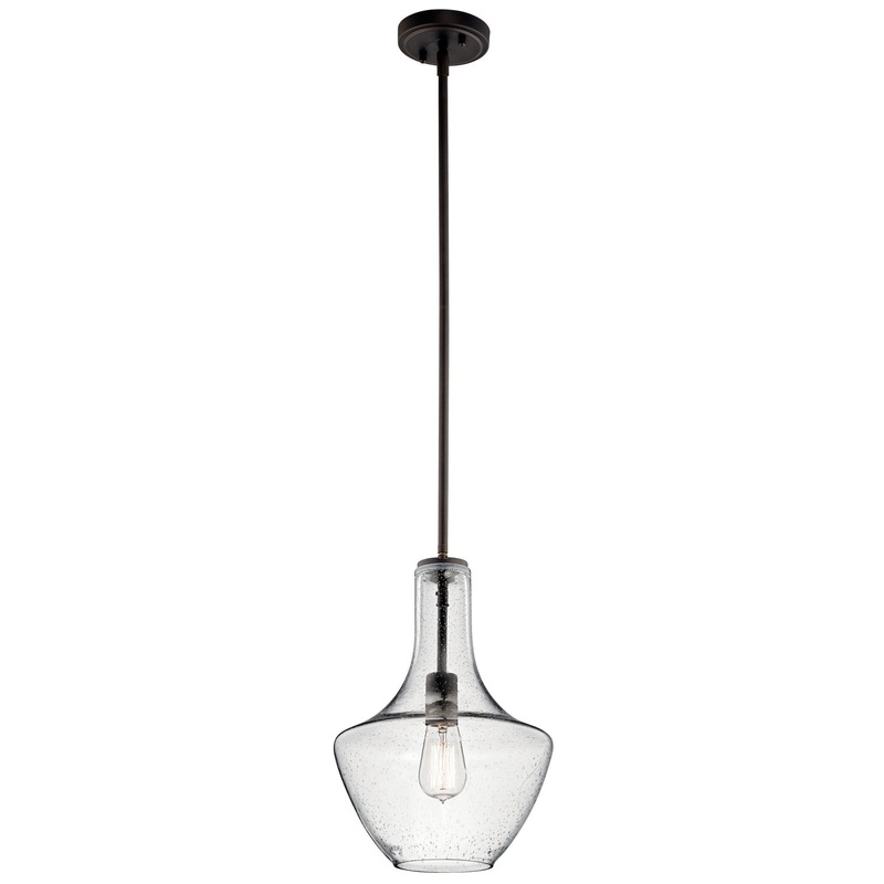Kichler 42141OZCS One Light Pendant, Olde Bronze