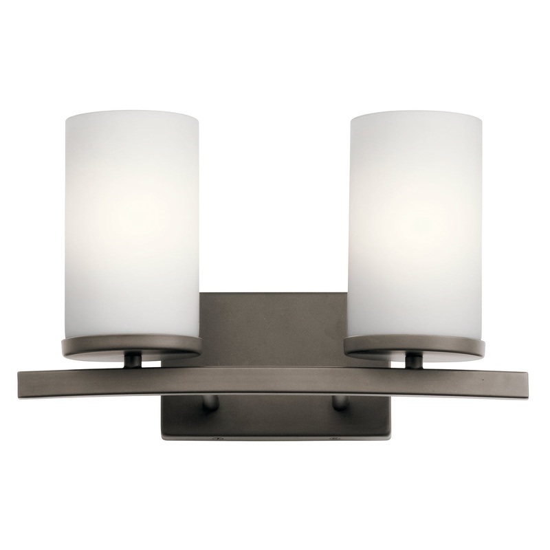 Kichler 45496OZ Two Light Bath, Olde Bronze