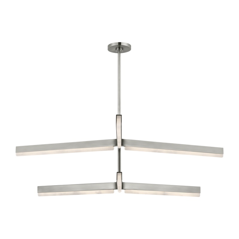 Linea 56 Two Tier Chandelier Antique Nickel