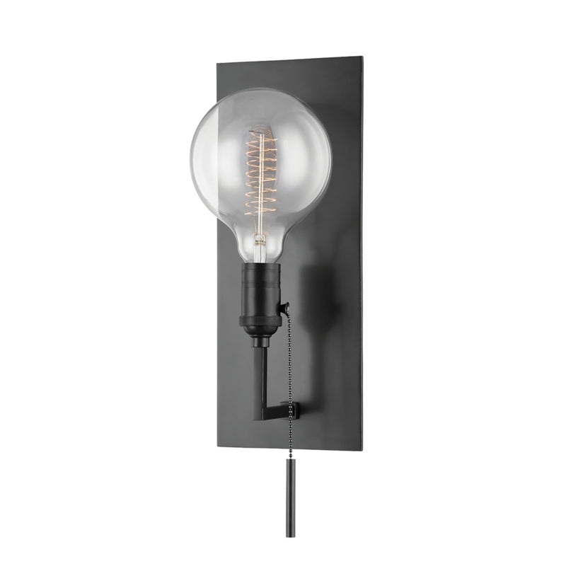 One Light Wall Sconce from the Kramer Collection in Old Bronze Finish by Hudson Valley