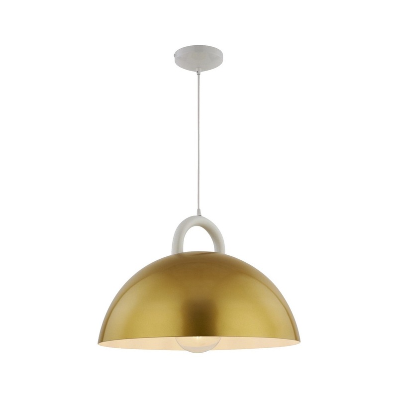Pantheon Pendant – Gold, White / 19.50