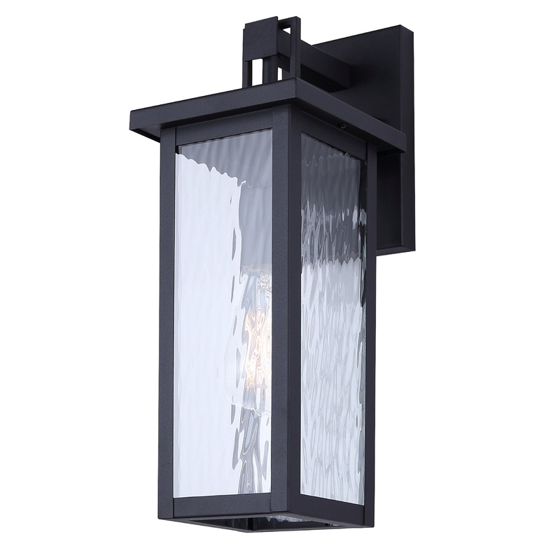 Shana 1-Light Outdoor Lantern Black