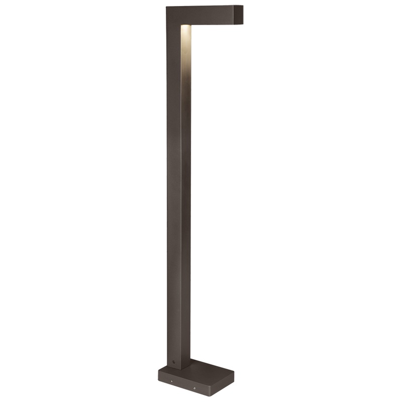 Strut 42 Outdoor Bollard Bronze 2700K None