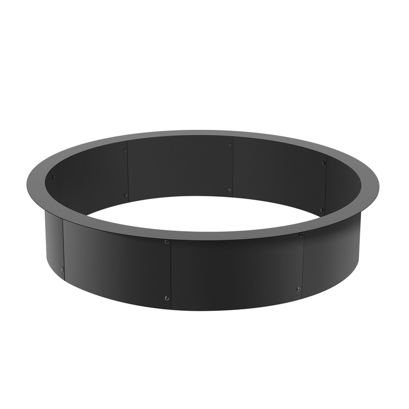 VEVOR Fire Pit Ring Round Inner Steel Liner DIY Campfire Firepit