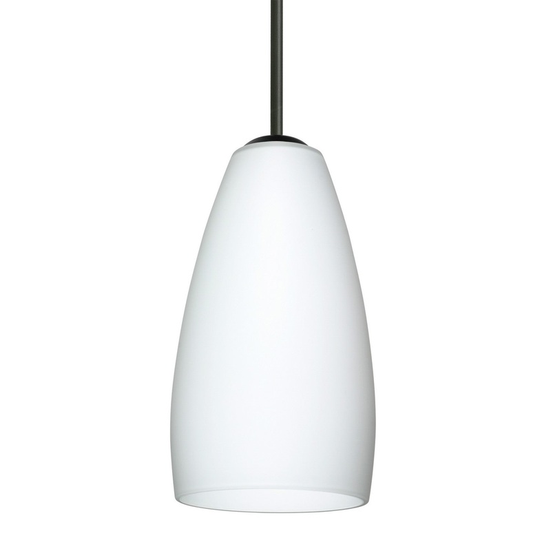 Besa 1BT-150907-BK Besa Chrissy Pendant One Light Pendant Black