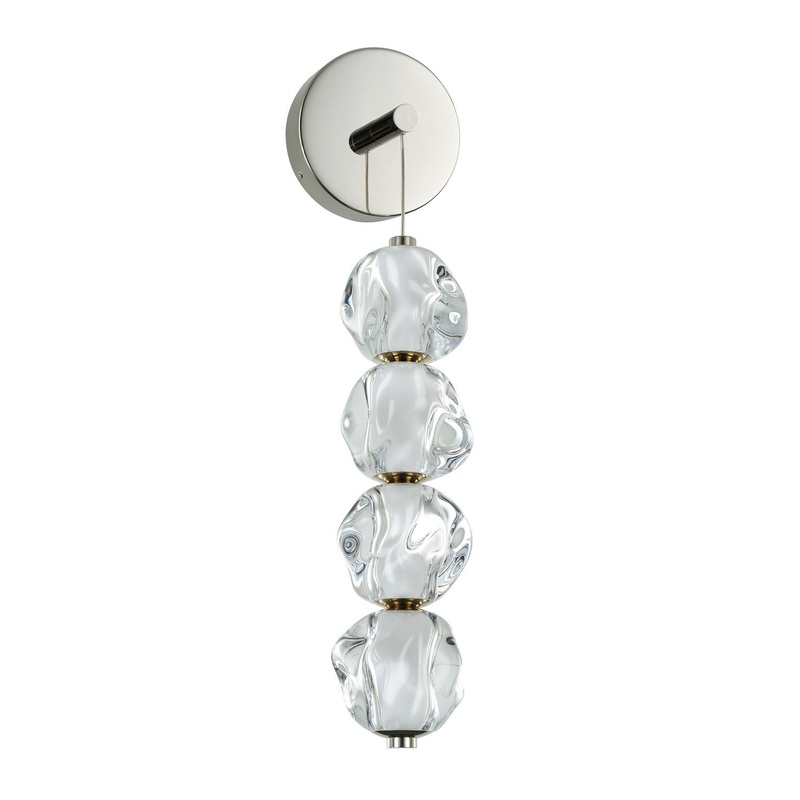 Craftmade 59460-PLN-LED Jackie LED Wall Sconce Polished Nickel