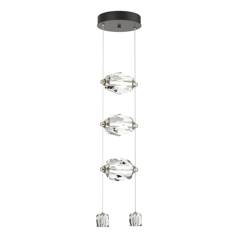 Gatsby 3-Light LED Pendant Dark Smoke