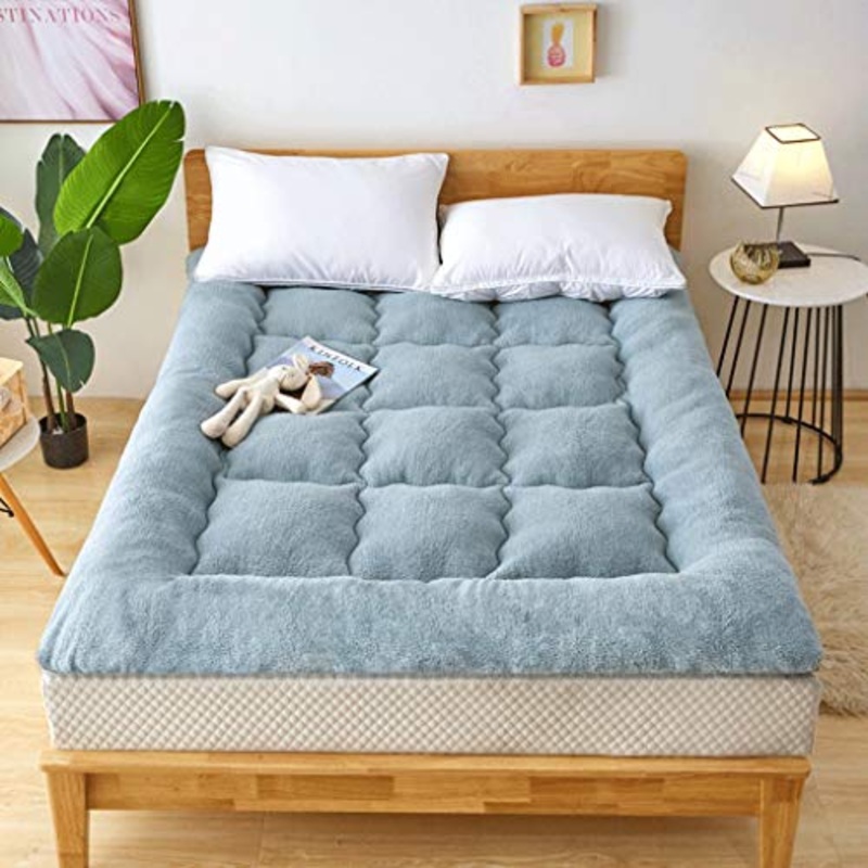 LJ Materasso Tatami Ispessimento Caldo Tre Secondi Hot Hot Camera da Letto Matrimoniale Stuoia Soggiorno Letto Hotel Was (Colore : Gray, Dimensioni : 150x200cm)