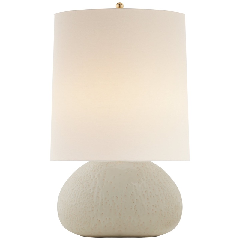 One Light Table Lamp from the Sumava Collection in Marion White Finish by Visual Comfort Signature