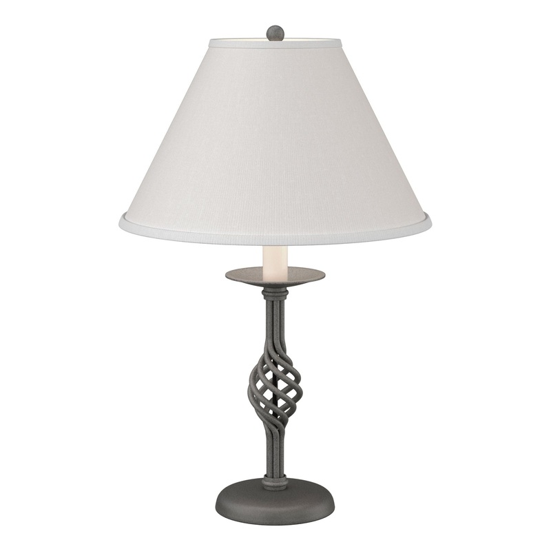 Twist Basket Table Lamp Natural Iron
