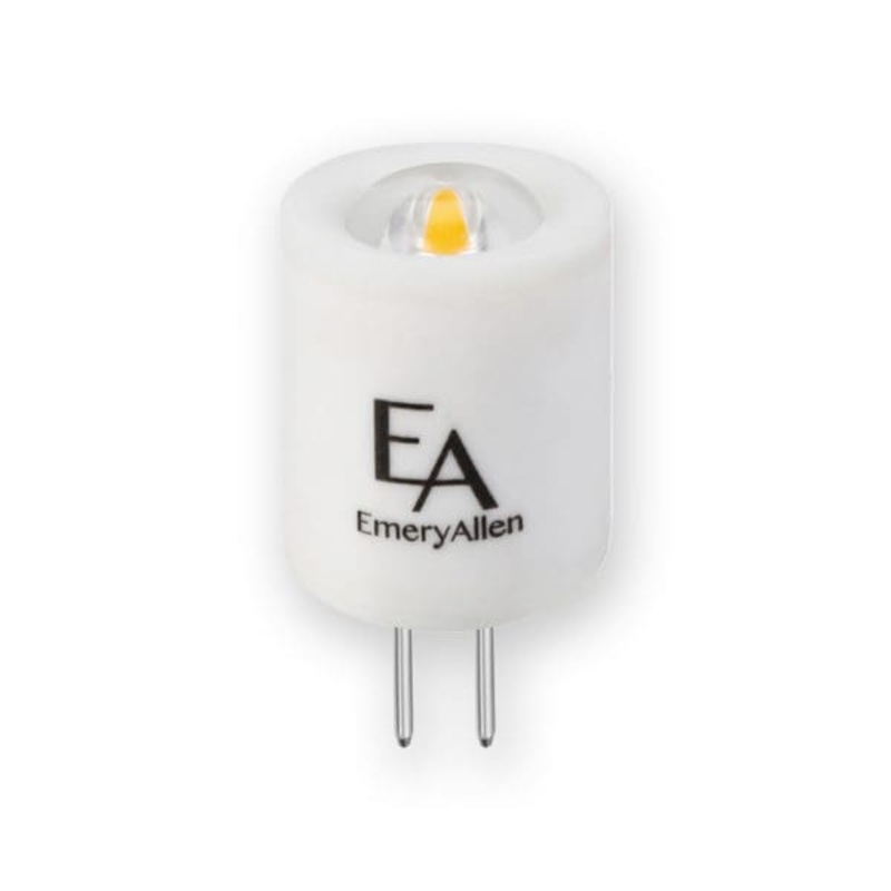 1.5W/G4 Replacement Lamp W/Op Lens, Single Point Lens Type,Input Voltage 10-15V Ac/Dc, 1.5W/150 Lumens, Cri >90, Cct 2700K LED Miniature Lamp by Emery Allen