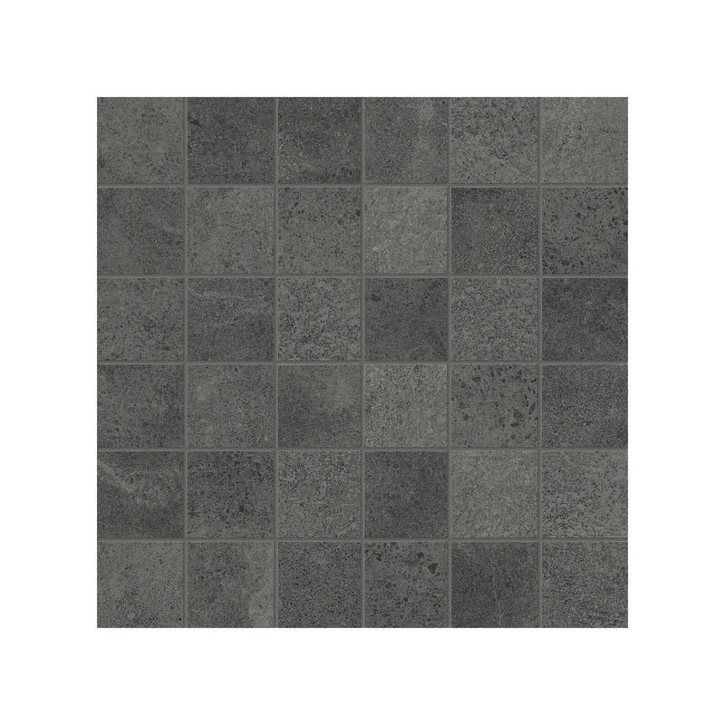 2″ x 2″ Industria Graphite Matte 36 Piece Porcelain Mosaics. 1 Sheet = .96 Sq. Ft. (63-595) 2″ x