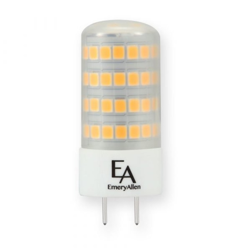 6 Watt LED, 600  Lumens, G8 Bi Pin base, 120 Volt Light Bulb by Emery Allen