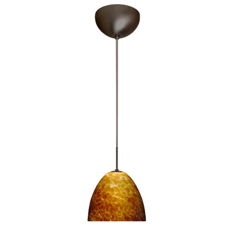 Besa 1BC-757218-BR Sasha One Light Pendant Bronze