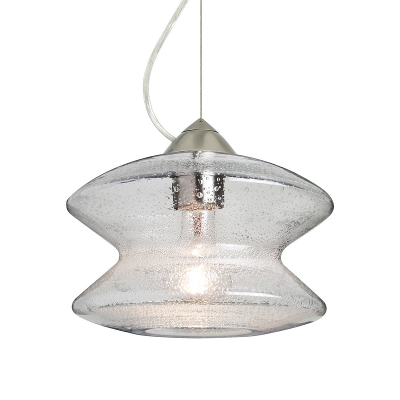 Besa 1KX-ZENCL-SN Besa Zen Cable Pendant One Light Pendant Satin Nickel