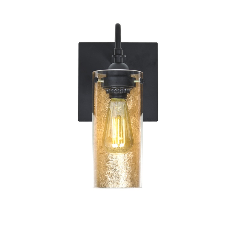 Besa 1WG-DUKEGF-EDIL-BK Duke One Light Wall Sconce Black