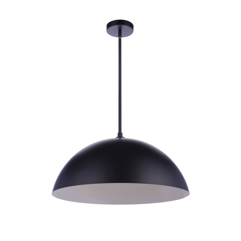 Craftmade P1000FB-LED Sculptural Statement Pendants LED Pendant Flat Black