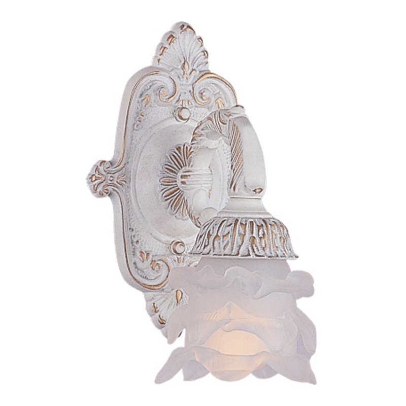 Crystorama 5221-AW Paris Market One Light Wall Sconce Antique White