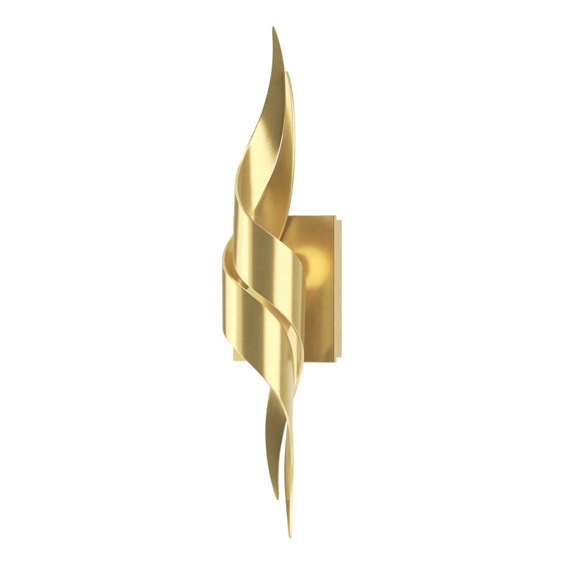 Flux Sconce Modern Brass