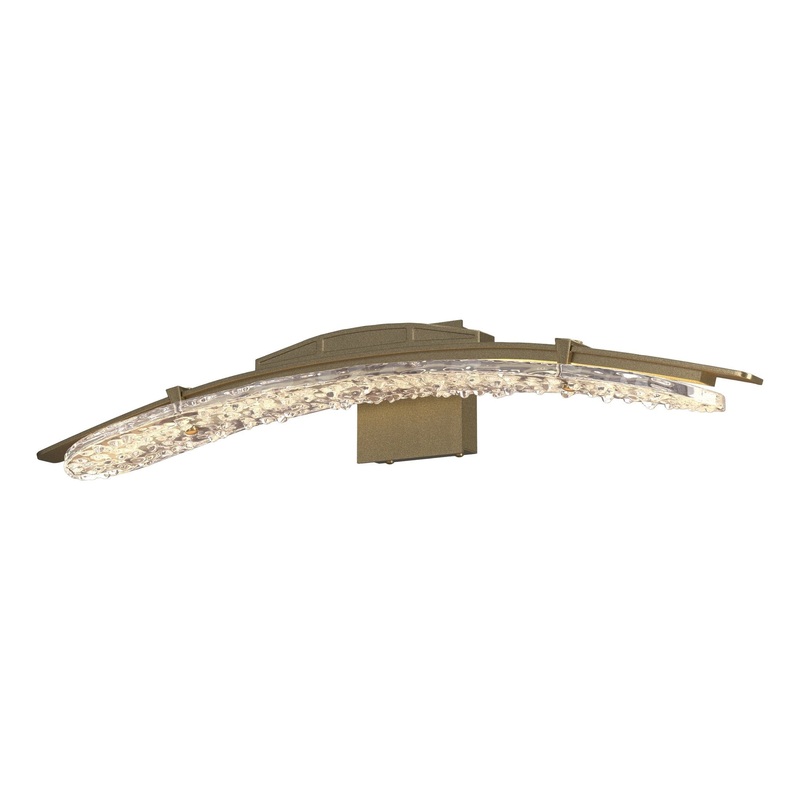 Glissade LED Bath Sconce Soft Gold