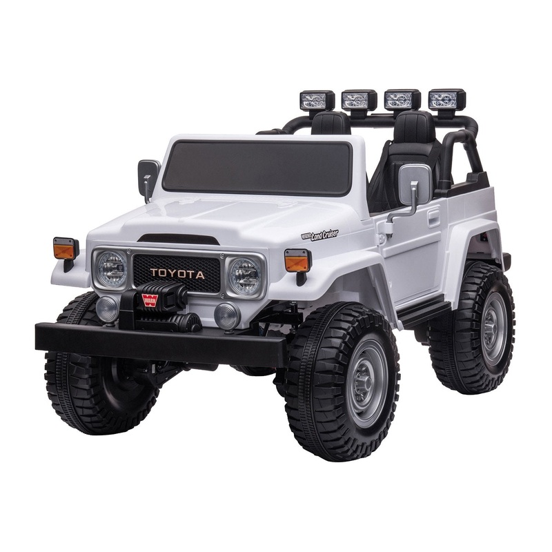 Kahuna Licensed Toyota FJ-40 Kids Ride On Electric Toy Car 80W – White