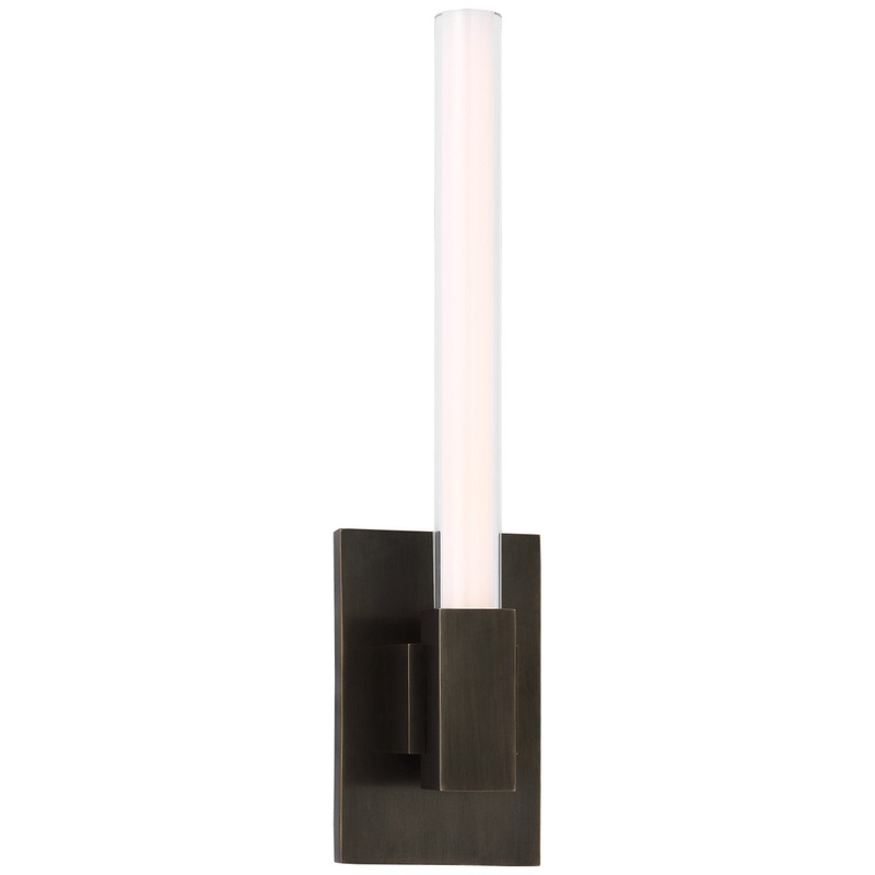 LED Wall Sconce from the Mafra Collection in Bronze Finish by Visual Comfort Signature