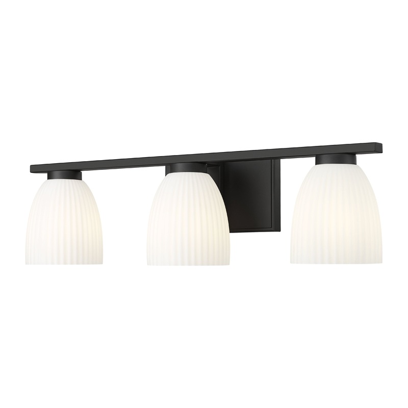 Naya 3-Light Vanity Matte Black