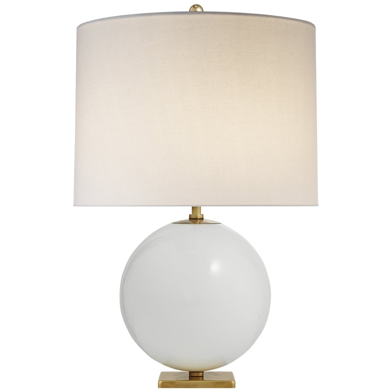 One Light Table Lamp from the Elsie Collection in Cream Finish by Visual Comfort Signature