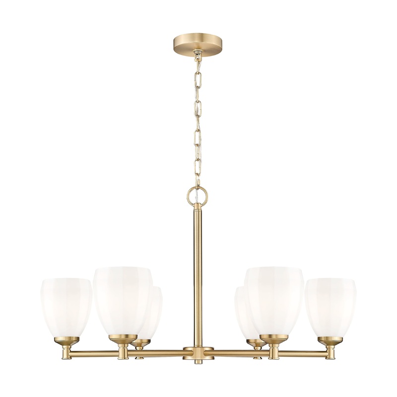 Oren 6-Light Chandelier Modern Gold
