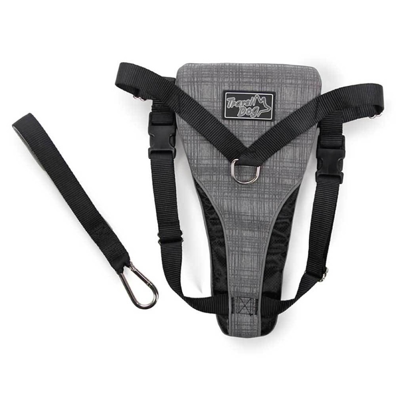 XL Dog Harness 2 in 1 Combo – Car Travel Rides + Walks – No Pull Leash Seat Belt
